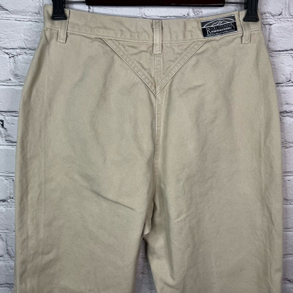 Rockies Vintage Rocky Mountain Bareback Tan Jeans Women 11/12 Western High Rise - Picture 5 of 11